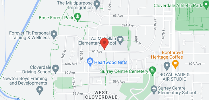 map of 16479 61 AVENUE